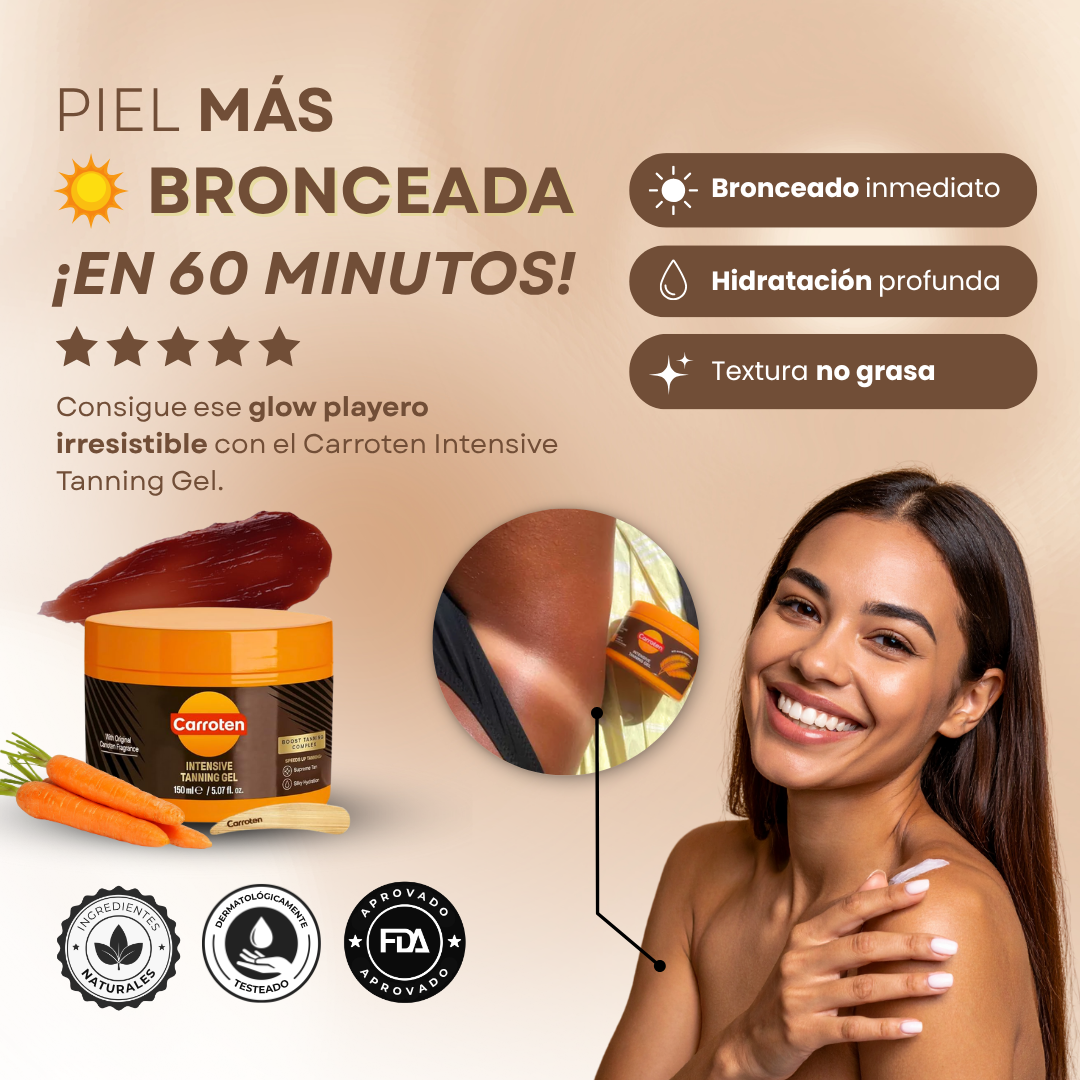 1+1 GRATIS | Carroten™ - Crema no invasiva aceleradora de bronceado