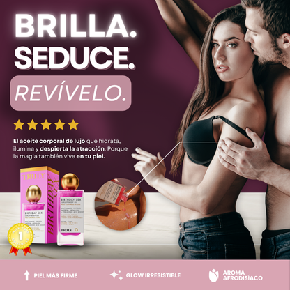 Birthday Sex - Aceite corporal sensual para mujer