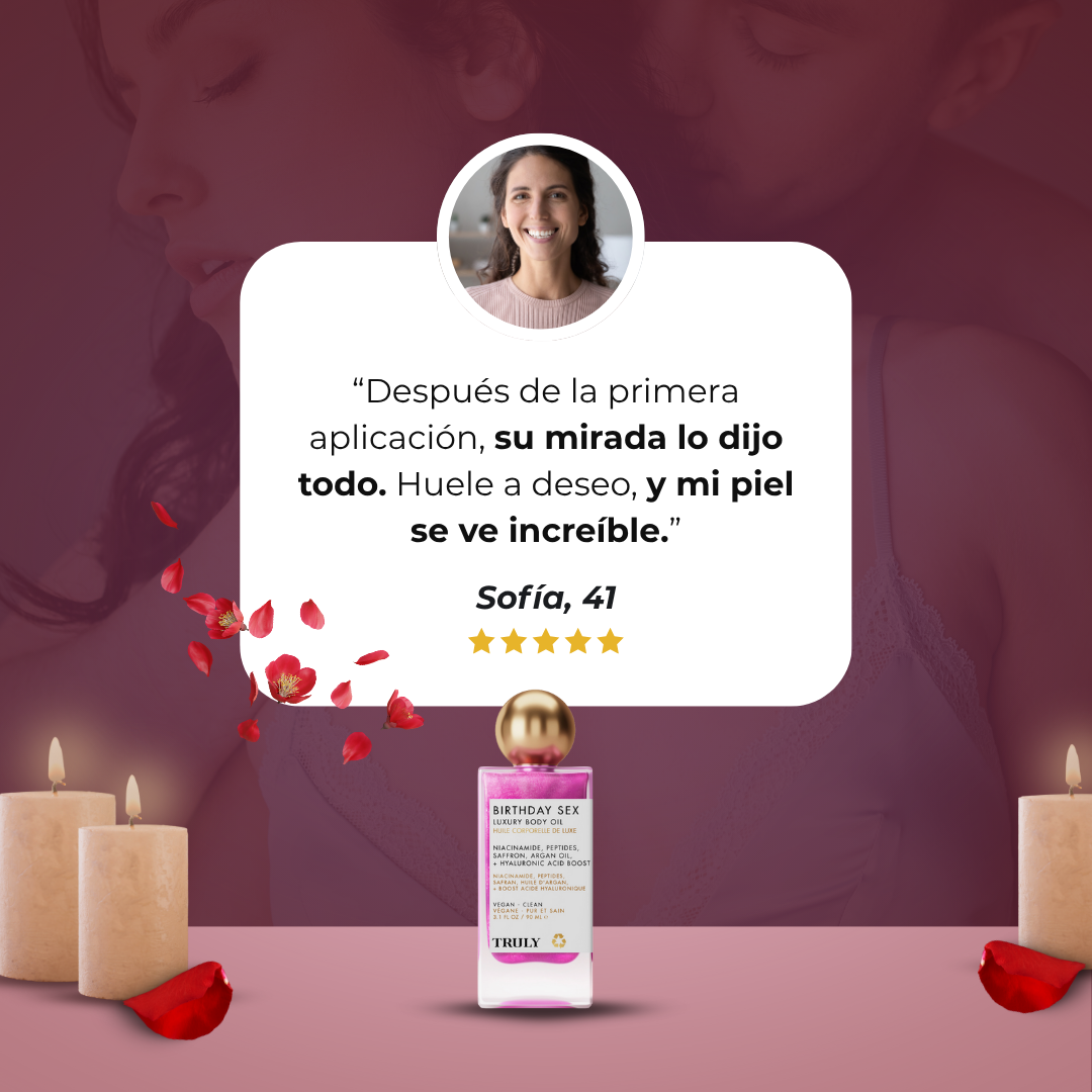 Birthday Sex - Aceite corporal sensual para mujer