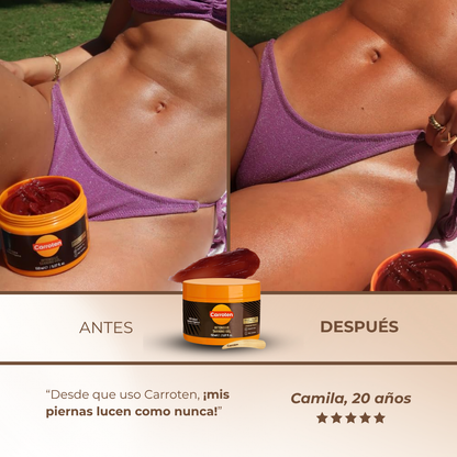 1+1 GRATIS | Carroten™ - Crema no invasiva aceleradora de bronceado